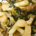 熊人すみこ's cooksnap of when they made 古漬けたくあんと大根葉のきんぴら.