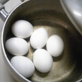 ducksoup's cooksnap of when they made 我が家のゆで卵.