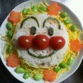 ぽぽマル's cooksnap of when they made アンパンマン★でこちらし寿司.