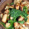 ねねたんママ's cooksnap of when they made 簡単おつまみ♪油あげと小松菜のナムル.