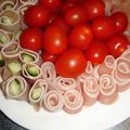 anegof's cooksnap of when they made 生ハムと大根のお花♡簡単オードブル.
