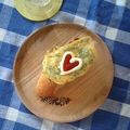 あさこぽ's cooksnap of when they made パセリの卵焼きトーストの上にドォーン.