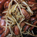 くまち君's cooksnap of when they made ウィンナーともやしのカレー炒め.