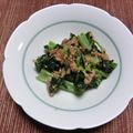 ミセス♡ エス's cooksnap of when they made 大根の葉とツナの炒め物.