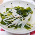 ほなみつ's cooksnap of when they made 3分でできる一品■もやしとわかめのサラダ.