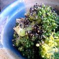oBsession's cooksnap of when they made ブ、ブロッコリーがゴマまみれ!?.