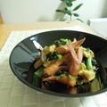 みなろーる's cooksnap of when they made ウインナーとホウレン草・卵の塩昆布炒め.