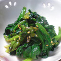 のんのんSTELLA's cooksnap of when they made ほうれん草の黒ごま味噌和え.