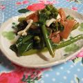 てらよう's cooksnap of when they made 菜の花＊サーモン＊チーズの和風マリネ☾*.