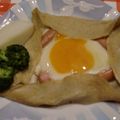 あ・み's cooksnap of when they made 皮なしウインナー&卵のガレット✿.