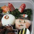 赤い電話's cooksnap of when they made ペンギンのウィンナー【キャラ弁に】.