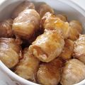 やまうさ's cooksnap of when they made 高野豆腐の豚肉巻き煮.