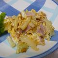 そらてんママ's cooksnap of when they made ｳｲﾝﾅｰと玉葱の卵とじ丼.