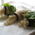 きゅうりのぬかづけ's cooksnap of when they made レンジで簡単！なすのえのき巻き.
