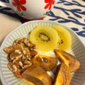 みなとのまんま's cooksnap of when they made ナッツと季節のフルーツのせヨーグルト.