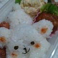 zouusa's cooksnap of when they made キャラ弁当☆簡単いぬごはん☆.