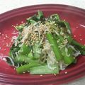 サーフブレイド's cooksnap of when they made 小松菜としらすの塩炒め。.