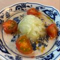 Mimiromi's cooksnap of when they made トマトと新玉ねぎのさっぱりマリネ.