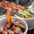 kikikko's cooksnap of when they made 簡単おつまみ☆巻き巻きベーコン.