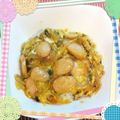 なんなんわーるど☆'s cooksnap of when they made ＋ウィンナーで卵丼＋.