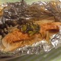 あんのひなめ's cooksnap of when they made ♥鮭の柚子味噌ホイル焼き♥.