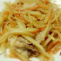 Ｒica's cooksnap of when they made ★簡単★人参ジャガイモのキンピラ.