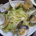 ちょんちょんちょん's cooksnap of when they made 手軽にキャベツとあさりのボンゴレ.