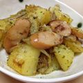 naominimum's cooksnap of when they made ウインナ＆ポテトのカレーチーズソテー.