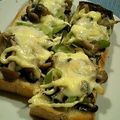 さぁ★たぁ★'s cooksnap of when they made 葱×シメジのわさび海苔風味のトースト.