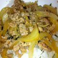 amiyuiママ's cooksnap of when they made 簡単！◆豚ひき肉丼◆.