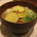 nao-mi's cooksnap of when they made 減塩☆さつまいもの胡麻味噌汁.