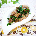 Kenmamac's cooksnap of when they made 簡単！豚ニラ炒め.