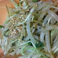 くるり。彩's cooksnap of when they made ☆もやし＆貝割れのピリ辛ゴマ酢和え☆.