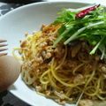 まーにゃ♪〇ﾟ's cooksnap of when they made 蓮根と挽肉の和風パスタ.