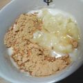 カボリン's cooksnap of when they made つぶして！バナナきなこヨーグルト.