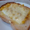 usaco3's cooksnap of when they made 和風マヨコーントースト.