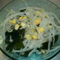 drive's cooksnap of when they made わかめもやしコーンサラダ.