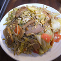 カレンタ's cooksnap of when they made レタスとポークの炒め物.