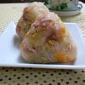 ruu310's cooksnap of when they made ✿カルボナーラ風おにぎり✿.