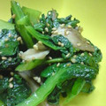 とらまめ's cooksnap of when they made 雪菜と舞茸の炒め物.