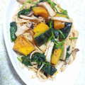 KEE31's cooksnap of when they made かぼちゃとほうれん草の和風パスタ.