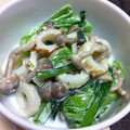 megumage's cooksnap of when they made 小松菜とちくわdeわさびマヨ☆.