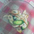 かほたくhy's cooksnap of when they made きゅうりとちくわ醤油おかか和え.