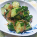 りらりら7's cooksnap of when they made きゅうりの梅かつお和え.