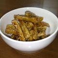 miyabeam's cooksnap of when they made 甘辛ごぼう揚げ.