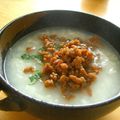 ママdeko's cooksnap of when they made 超簡単◎昆布茶お粥　牛そぼろのせ.