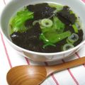 りーかる's cooksnap of when they made 生姜でポカポカ✿レタスと海苔のスープ.