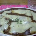 まぶたん's cooksnap of when they made トマなスパとカレーさんの出会いグラタン♪.