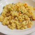 くまんぼう's cooksnap of when they made 炊飯器で簡単カレーピラフ.