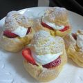 カズボーママ's cooksnap of when they made たった4つの材料で！ふわっふわｼｭｰｸﾘｰﾑ.
